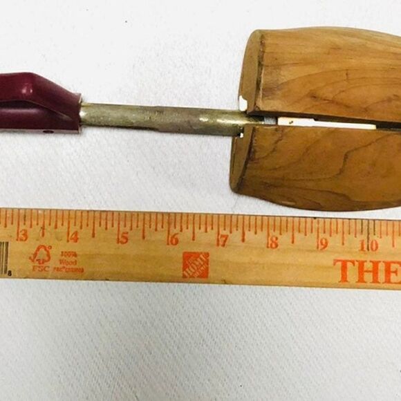 Vintage Travel Tree Shoe Keeper Wood Mens size XL - Picture 4 of 4